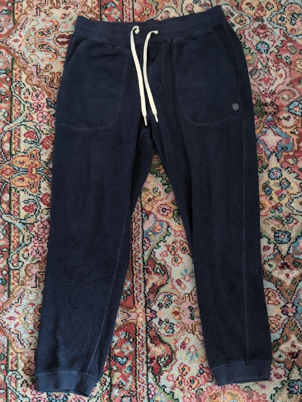 Outerk Iwn Navy Blue Hightide Jogger Pants